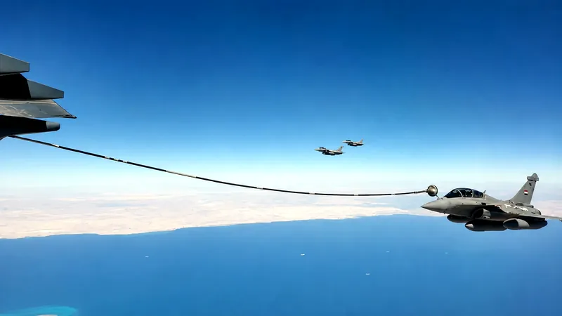 Le ravitailleur YY-20 ravitaille un Rafale égyptien, démonstration d’interopérabilité