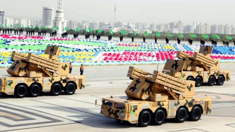 Le Turkménistan présente le système de défense FK-2000 au défilé d’Achgabat